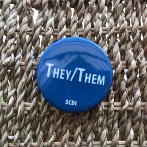 🌈3 for $10 Non-Binary Pronouns Pins